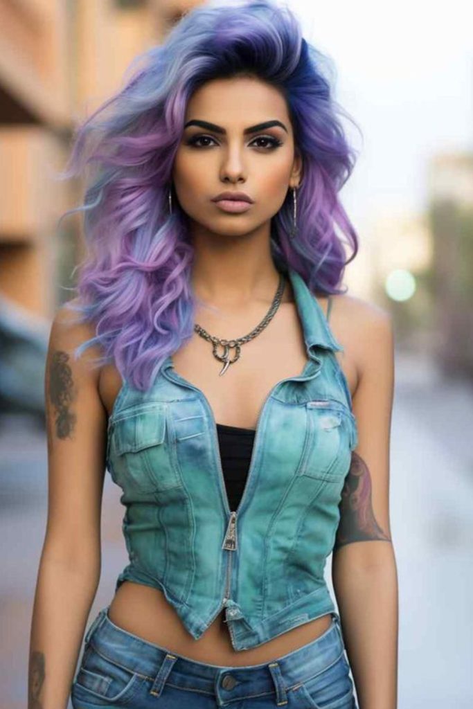 Mermaid Melt with Teal and Lavender
