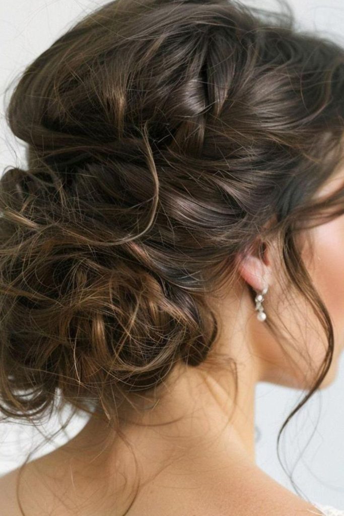 Messy Bun with Braids