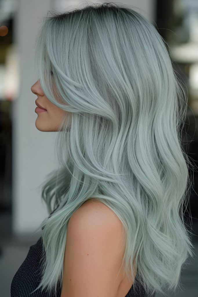 Pale Mint Ombre