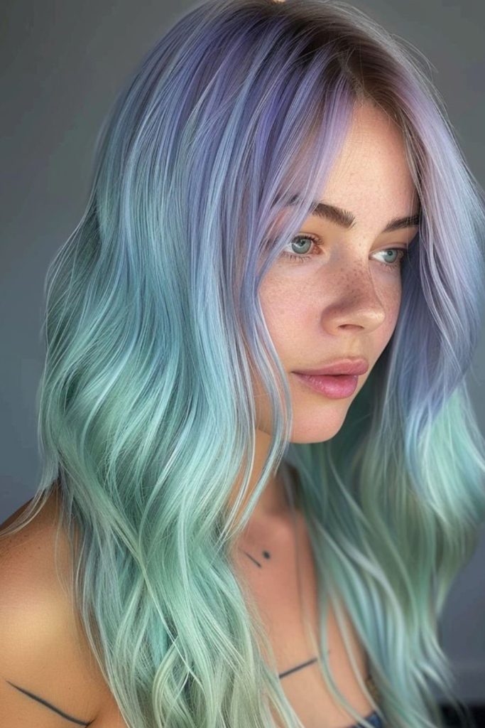 Pastel Melt with Mint and Pink