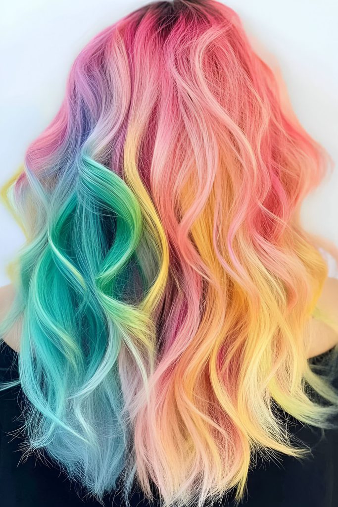 Pastel Rainbow Layers