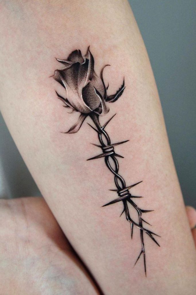 Rose with Thorns