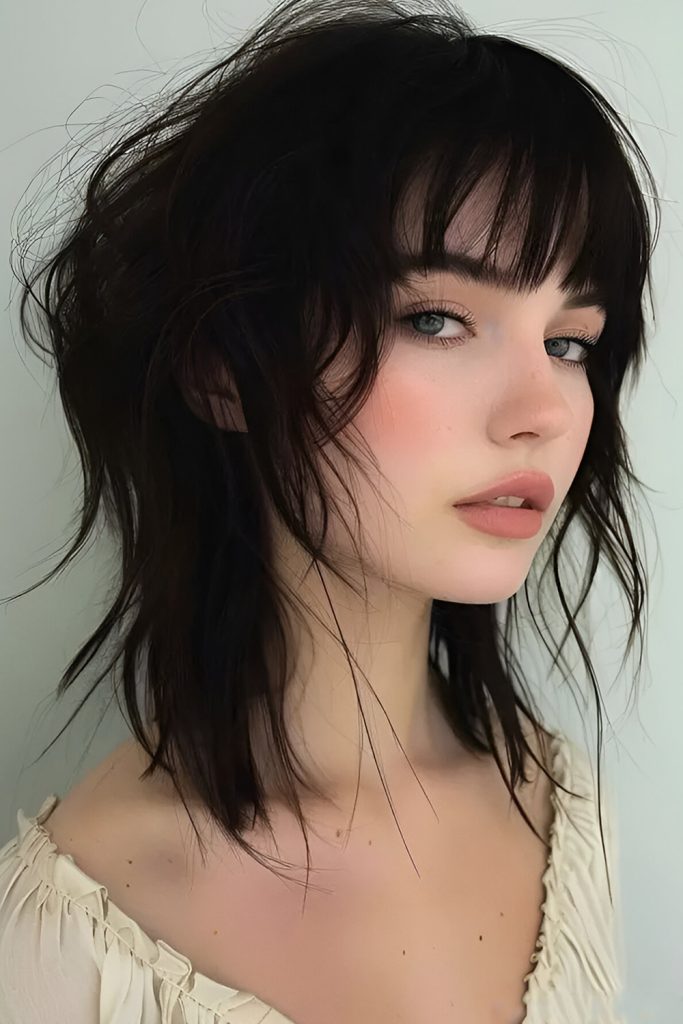 Shaggy Korean Wolf Cut