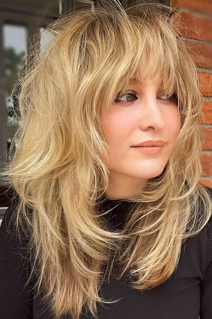 Shaggy Wolf Cut with Low Maintenance Styling