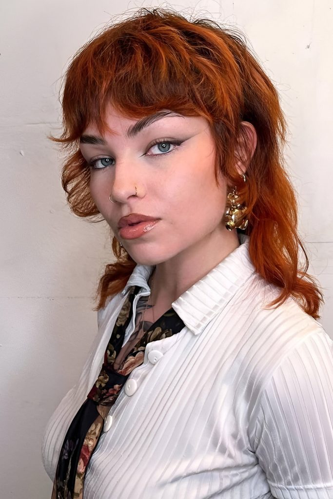 Shaggy Wolf Cut with Sleek Finish