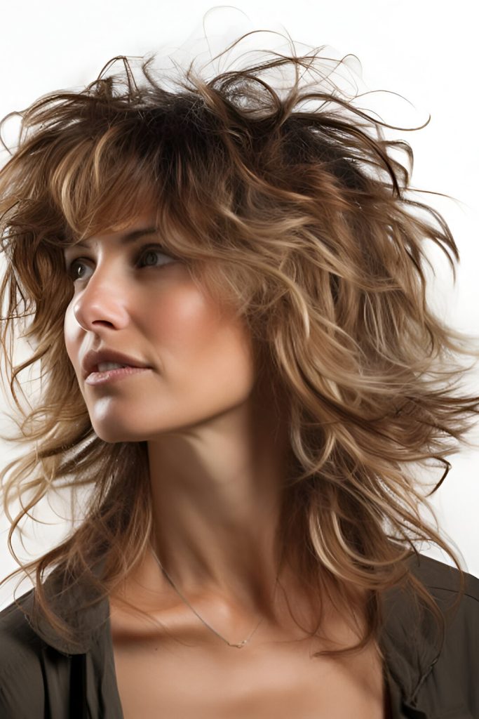 Short Wolf Cut with Shaggy Layers