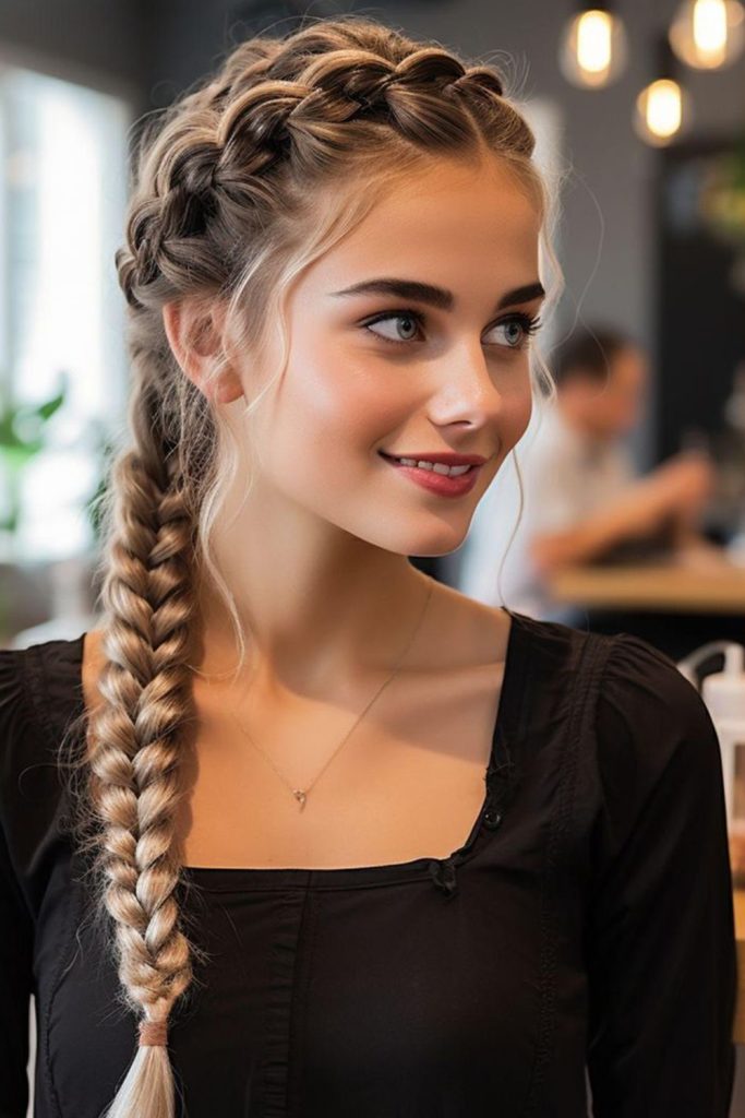 Side Braided Accent