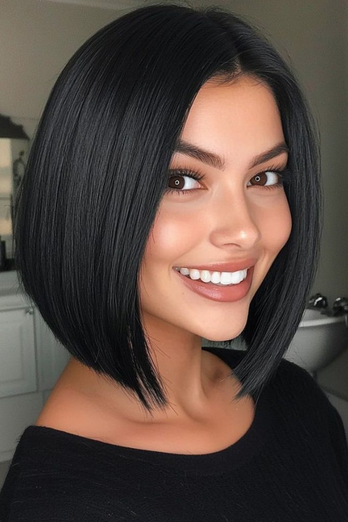 Sleek Blunt Bob