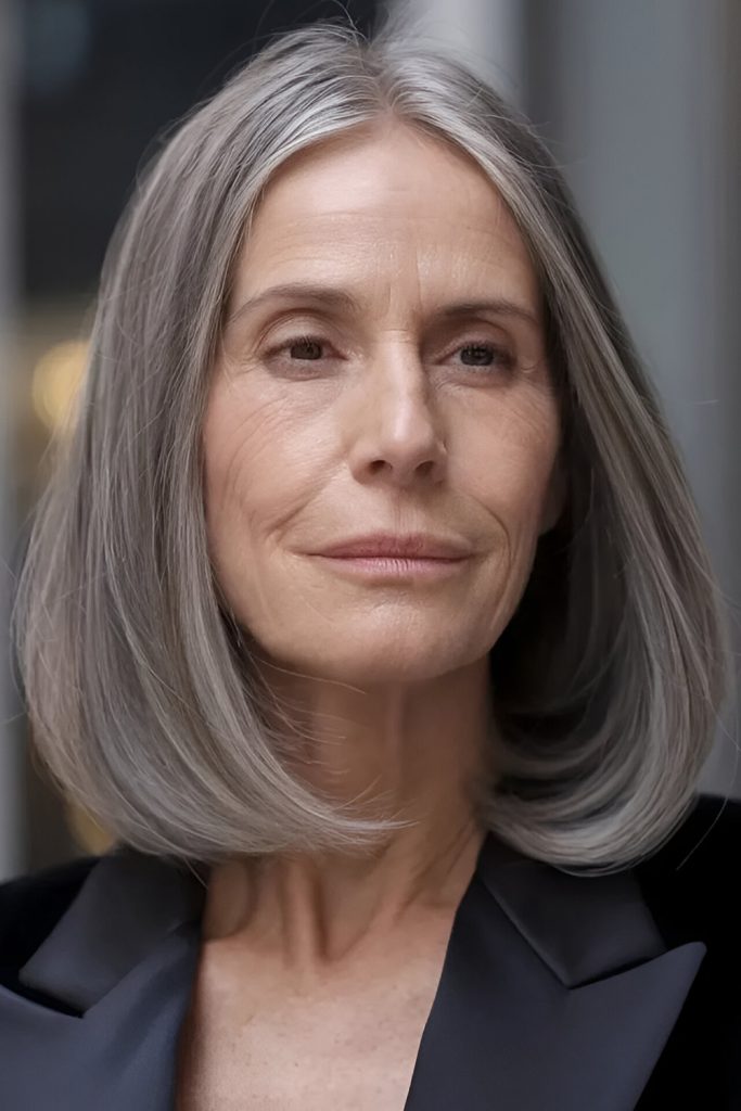 Sleek and Straight Lob