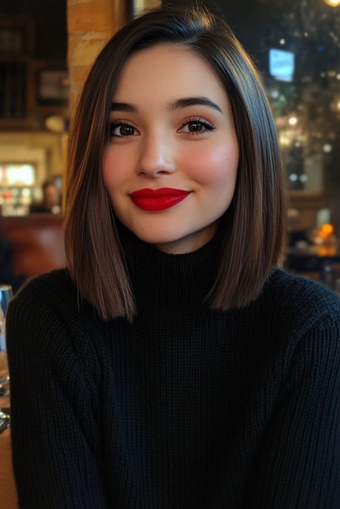 Straight Asymmetrical Bob
