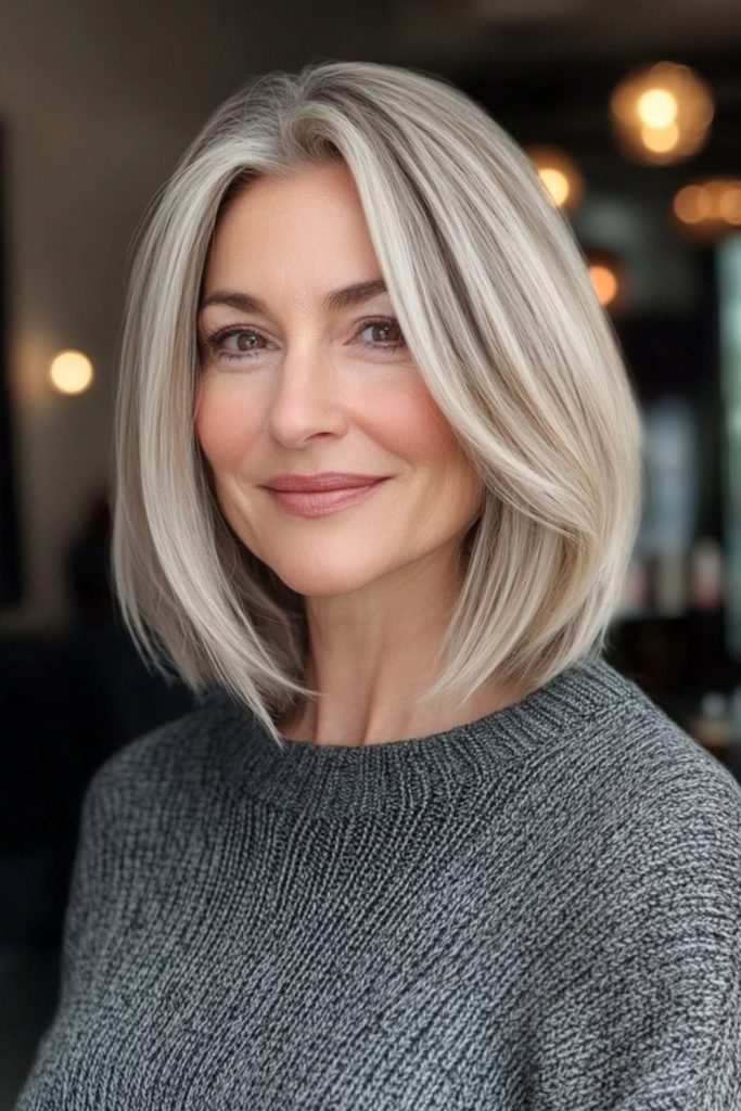 Straight Layered Bob