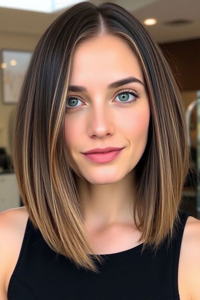 Straight Lob (Long Bob)