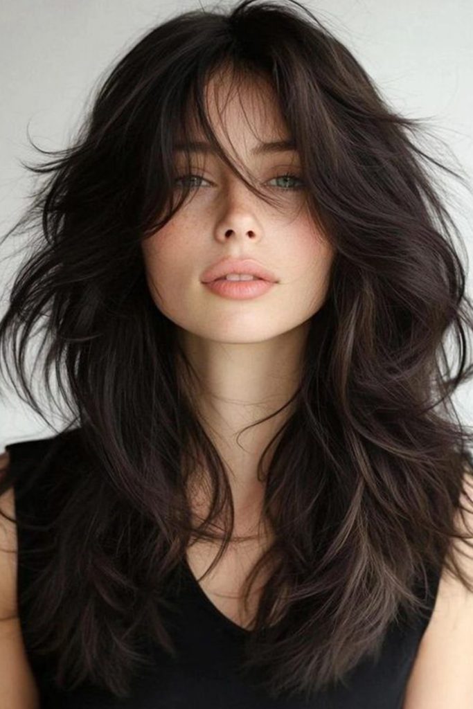 Textured Long Wolf Cut