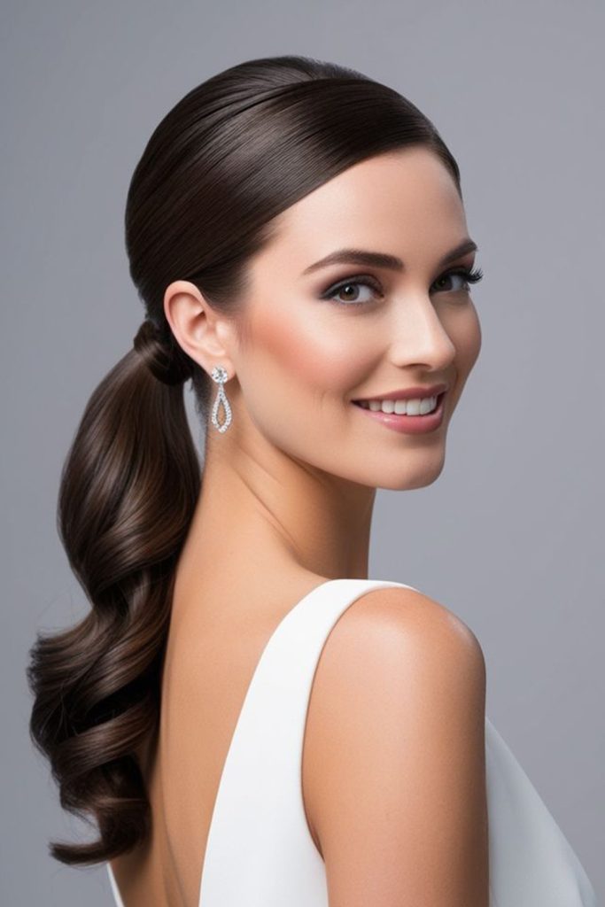 Textured Low Ponytail