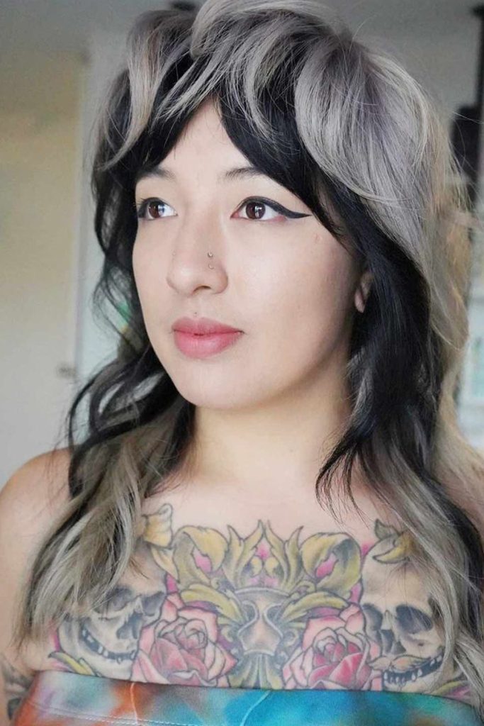 Wolf Cut with Balayage Highlights