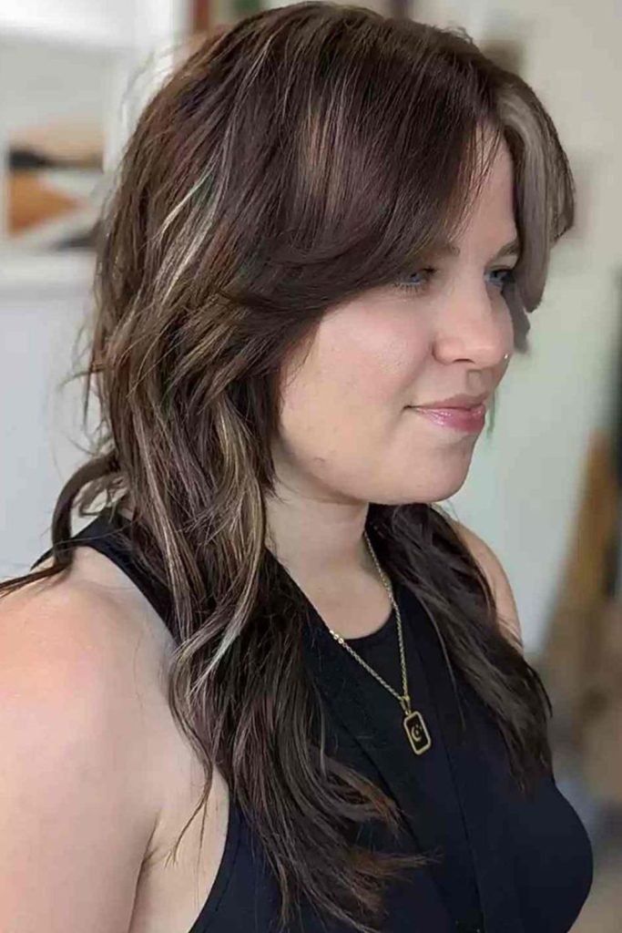 Wolf Cut with Chunky Highlights