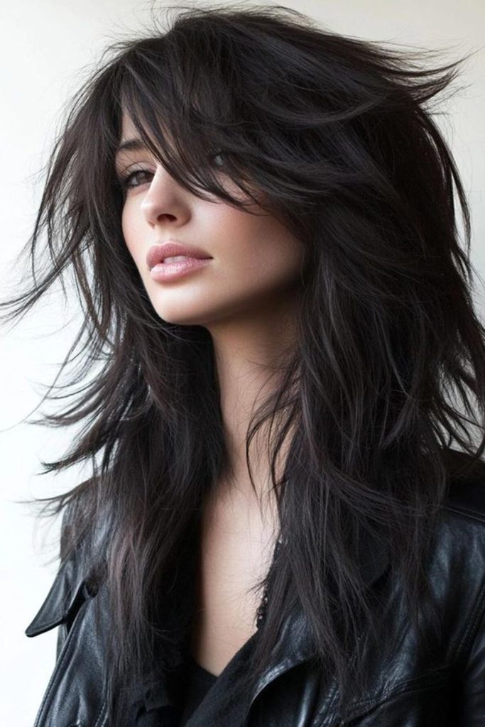 Wolf Cut with Long Choppy Layers