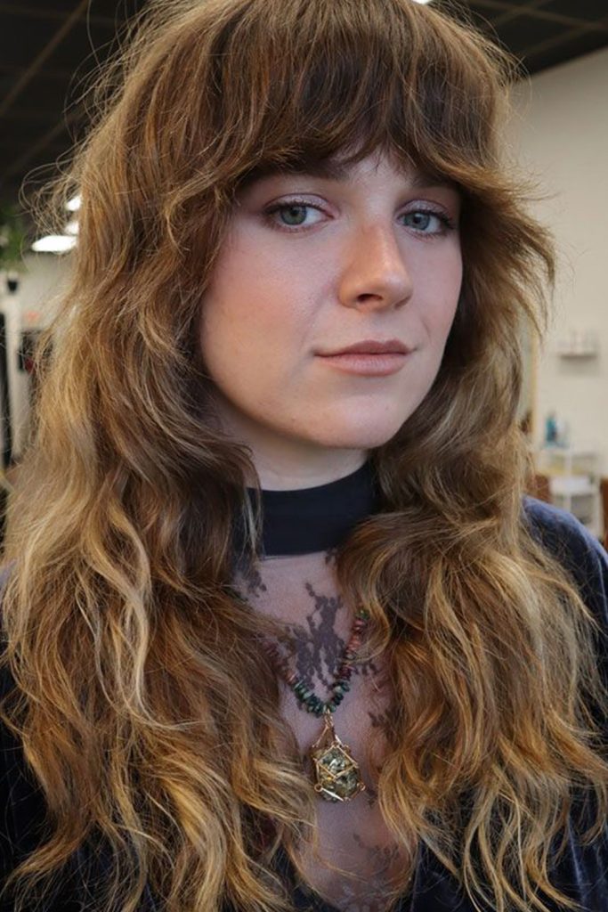 Wolf Cut with Soft Waves