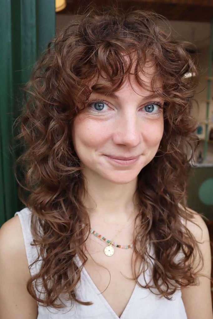 Wolf Cut with Tousled Curls