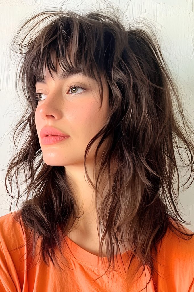 Wolf Cut with Wispy Bangs