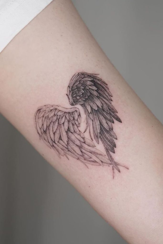 Angel Wings with a Heart