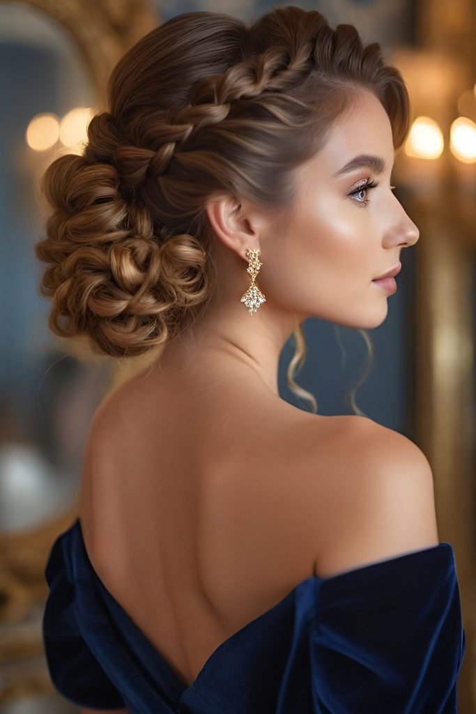 Braided Regal Bun