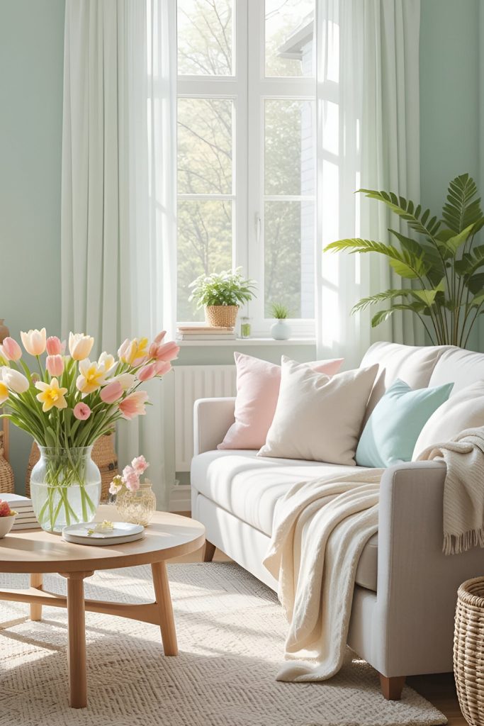 Brighten Up with Fresh Flowers and Greenery