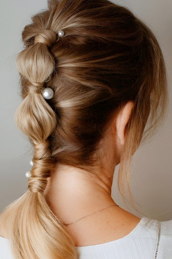 Bubble Ponytail Elegance