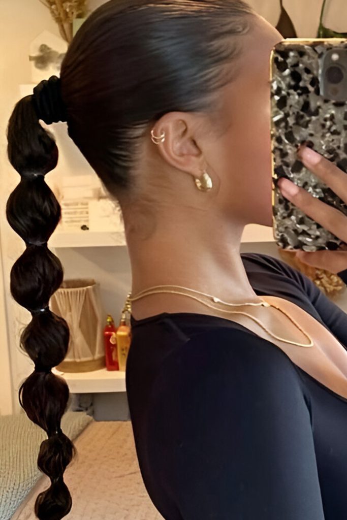 Bubble ponytail