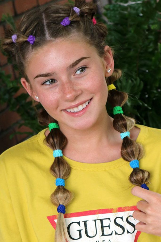 Easter Egg Inspired Bubble Braid