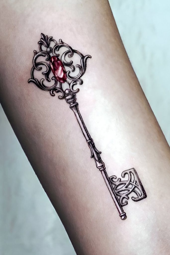 Enchanted Key Tattoos Unveiling Secret Mysteries
