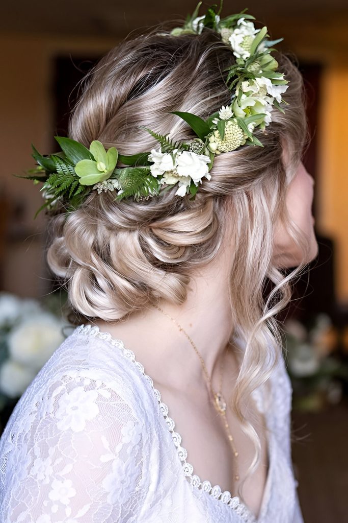 Floral Braided Updo