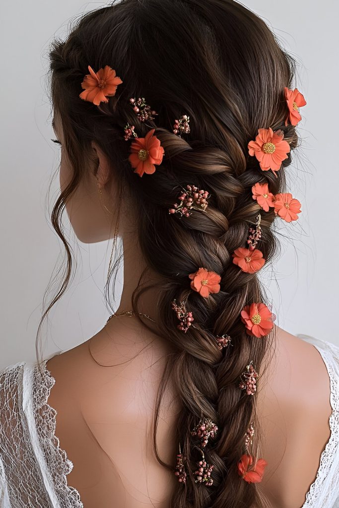 Floral Braided Updo