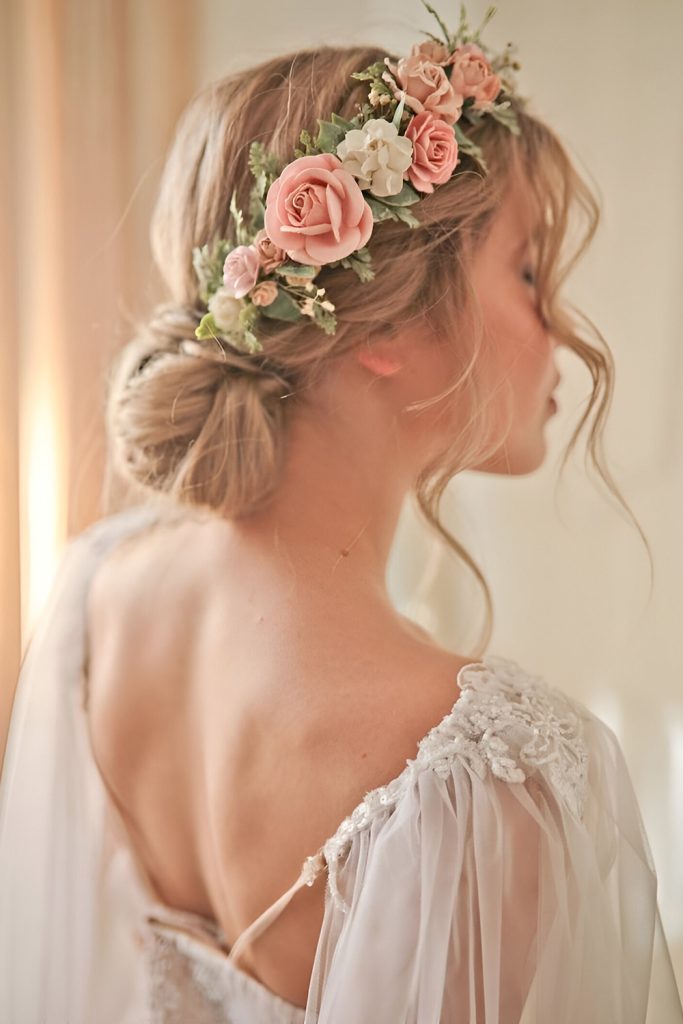 Floral Crown Updo