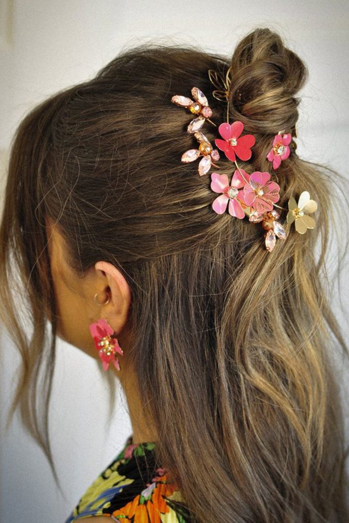 Floral Hair Clips