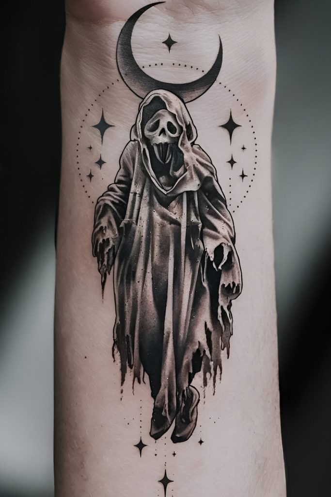 Ghostly Apparition Tattoos Spirits Beyond the Veil