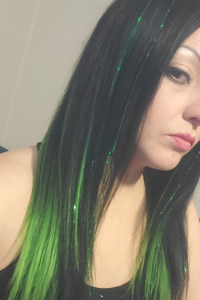 Glittery Green Glam