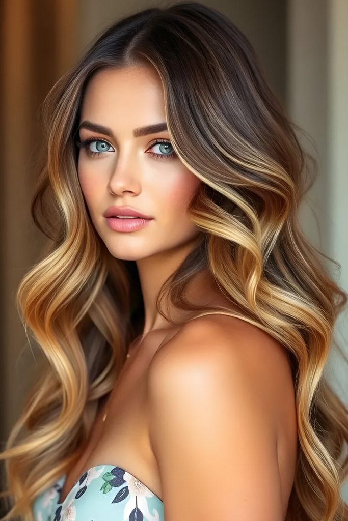 Glossy Beach Waves