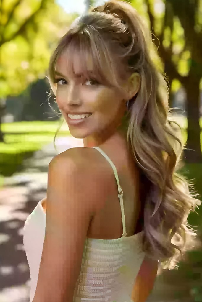 Half Up, Half Down Twist