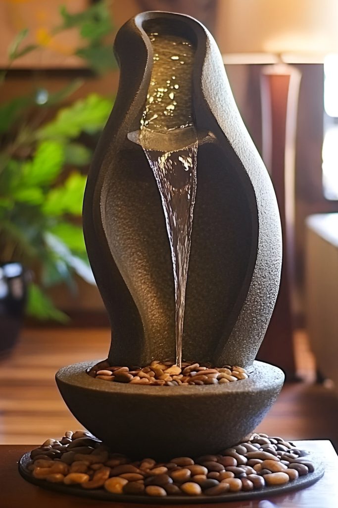 Incorporate a Water Fountain or Small Indoor Water Feature