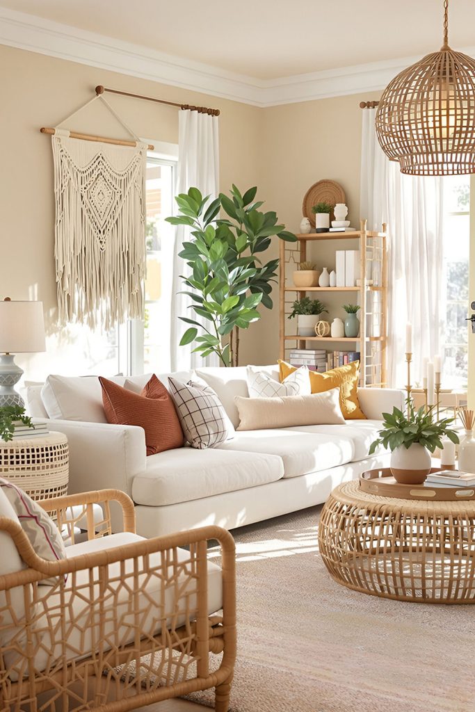 Introduce a Rustic Element with Wicker and Rattan Details