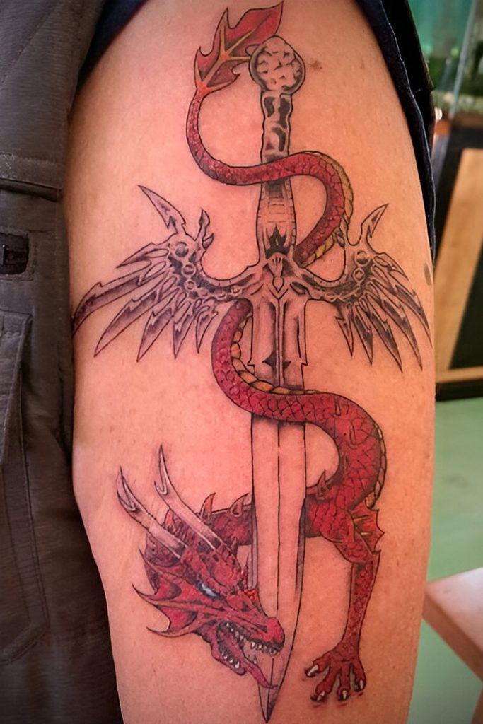 Majestic Dragon Tattoos Strength and Mystery