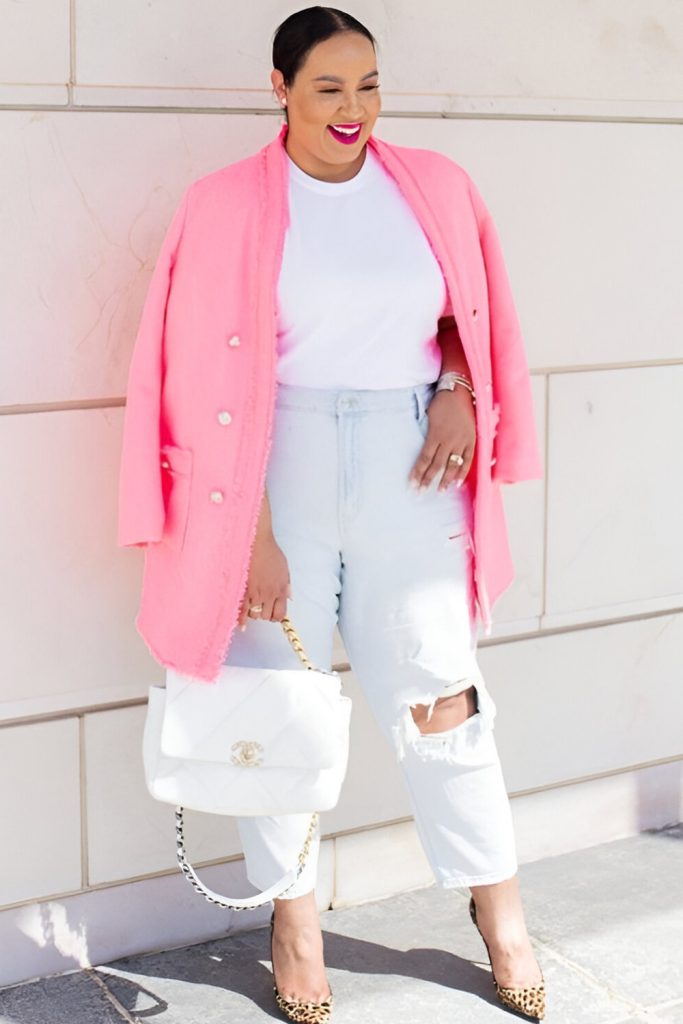Pastel Blazer and Denim