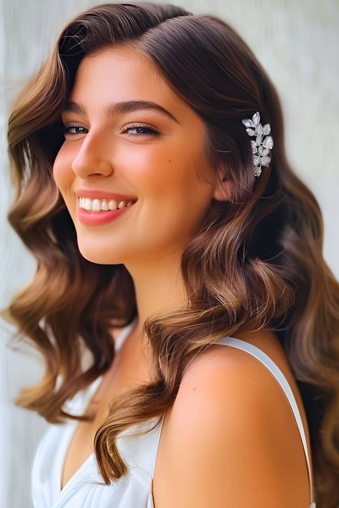 Pin Back Waves with Statement Clips