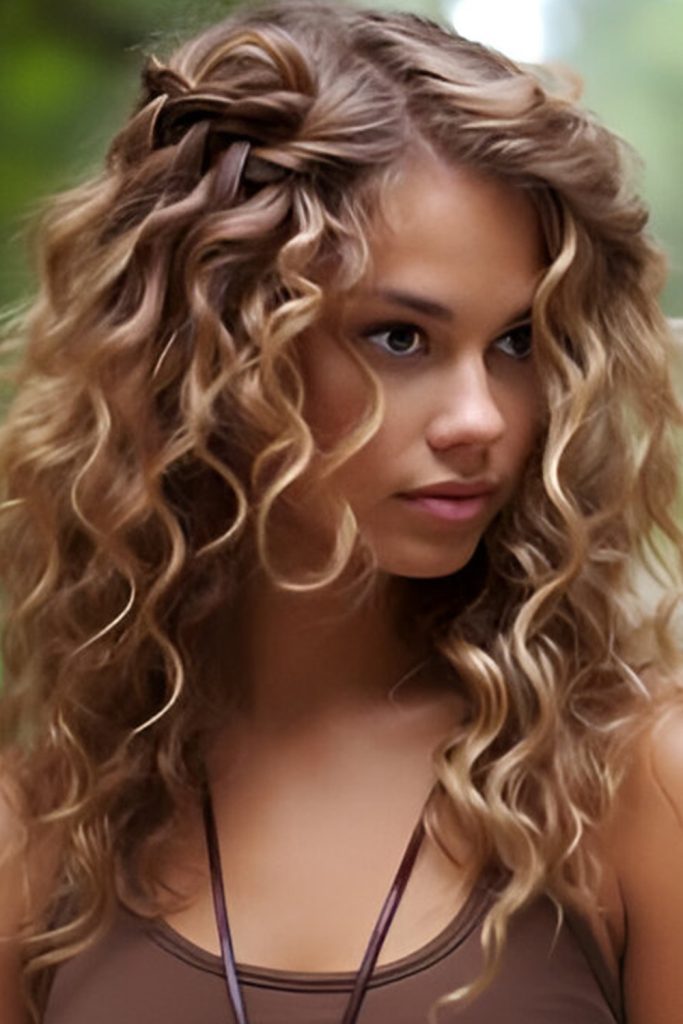 Pinned Back Curls