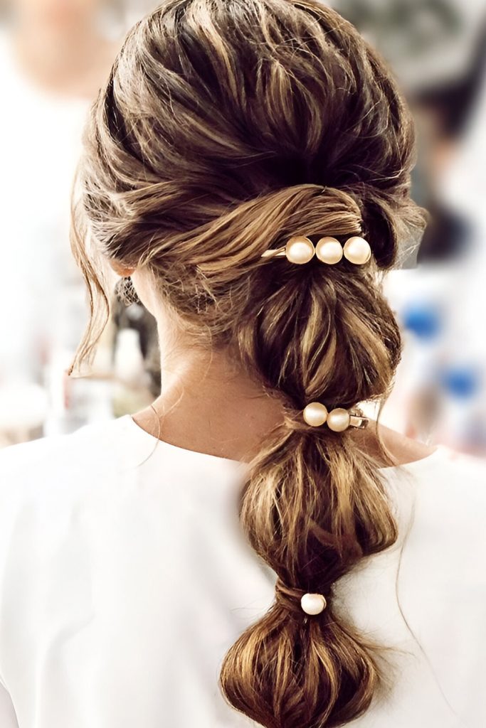 Playful Bubble Ponytail