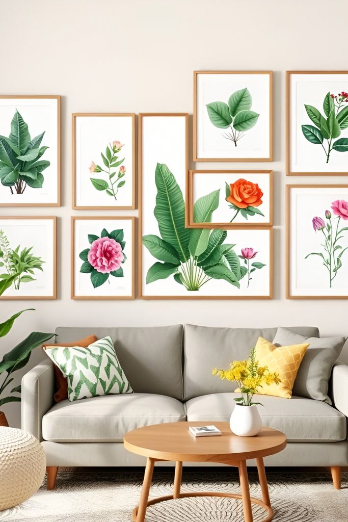 Refresh Wall Decor with Nature Prints