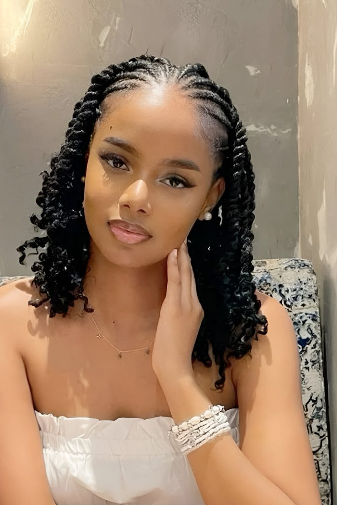 Shoulder Length Twists
