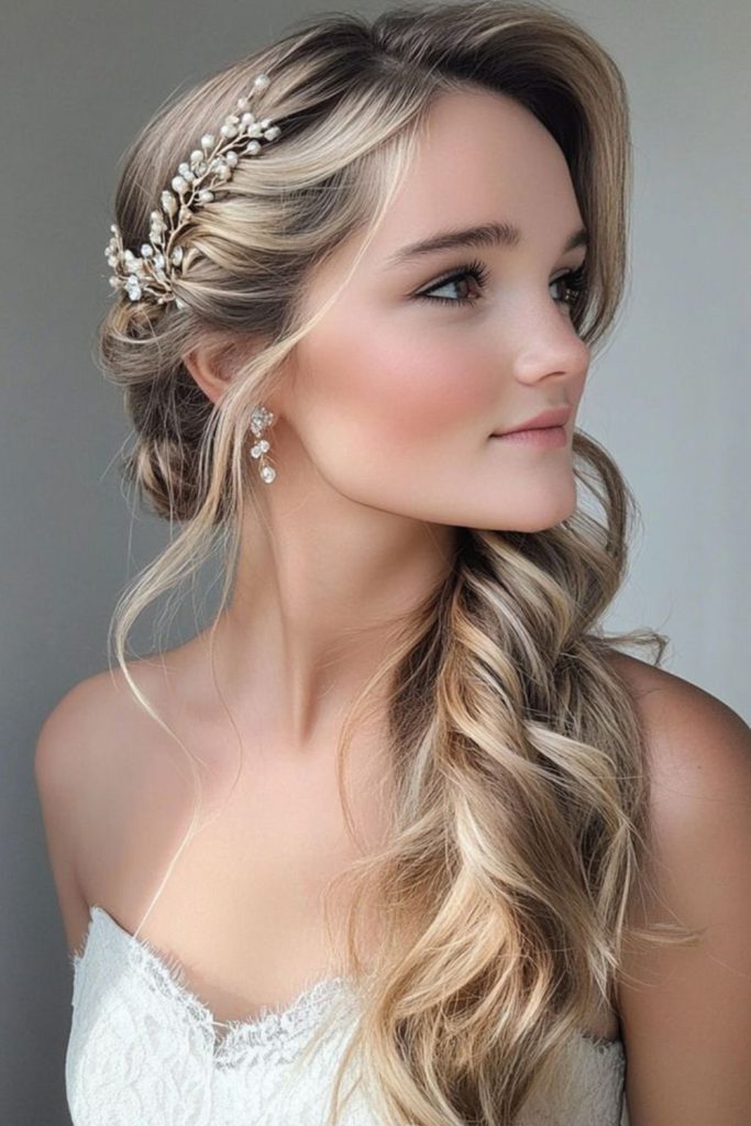 Side Swept Curls
