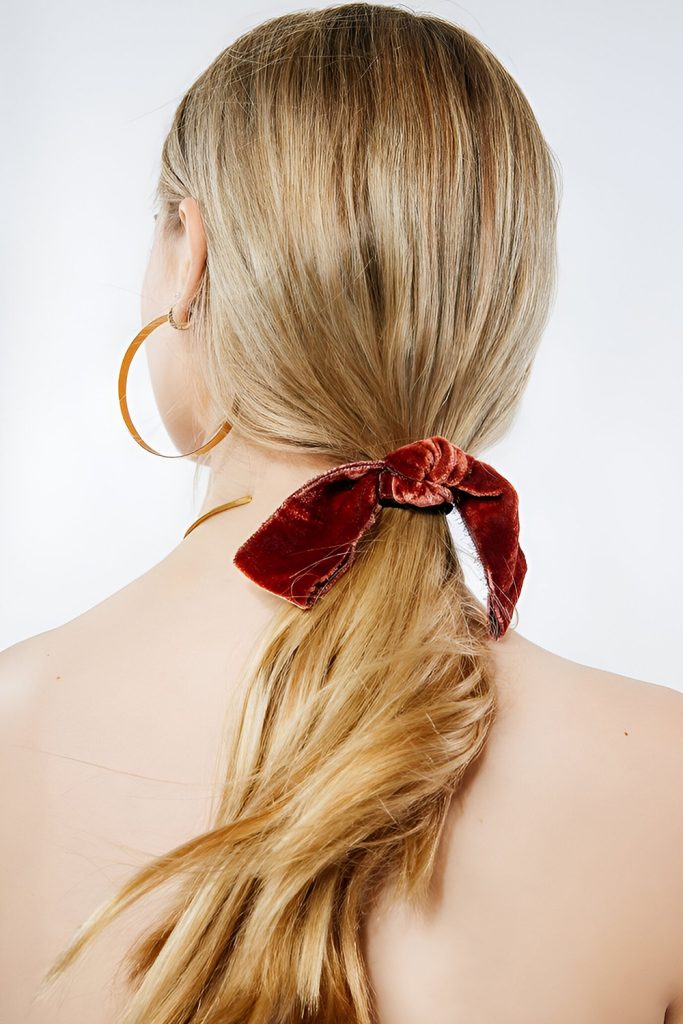 Soft Velvet Hair Ties for a High End Look